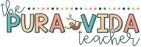 The Pura Vida Teacher Blog Heading